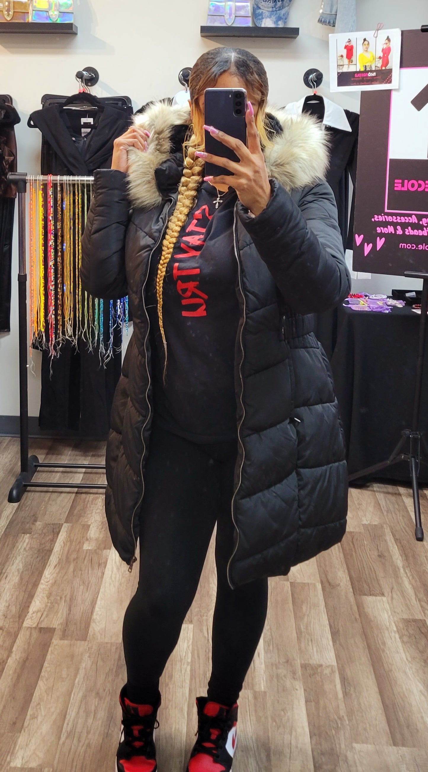 "Black Puffer" :Jacket
